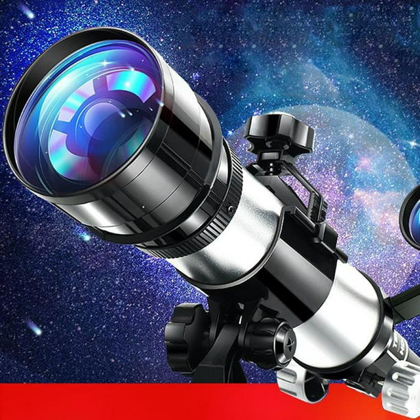 F30070 150X 70mm Telescopio Astronómico Reflector de Perfke para Niños y  Adultos, Incluye Trípode
