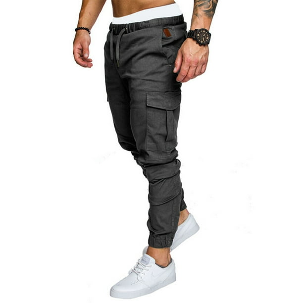  YMXDHZ Pantalones deportivos para hombre con retazos de  mezclilla, pantalones de harén sueltos, pantalones de chándal para hombre,  color negro y gris, talla XL (código XXXXXXL) : Ropa, Zapatos y Joyería