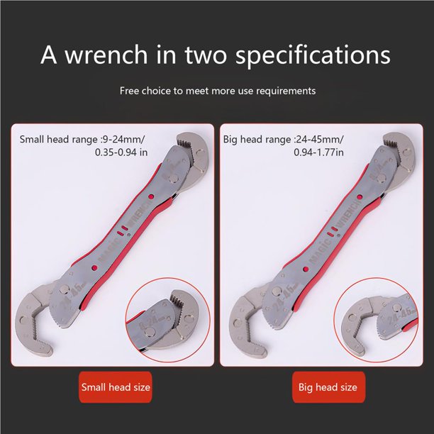 Riwesomey Llave de trinquete 1/4, llave inglesa pequeña de