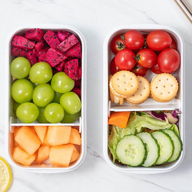 Caja De Almuerzo Portátil Kawaii Para Niñas , Escuela , Niños , Picnic De  Plástico , Comida Para Microondas Alimentos Con Compartimentos ,  Contenedores De Almacenamiento