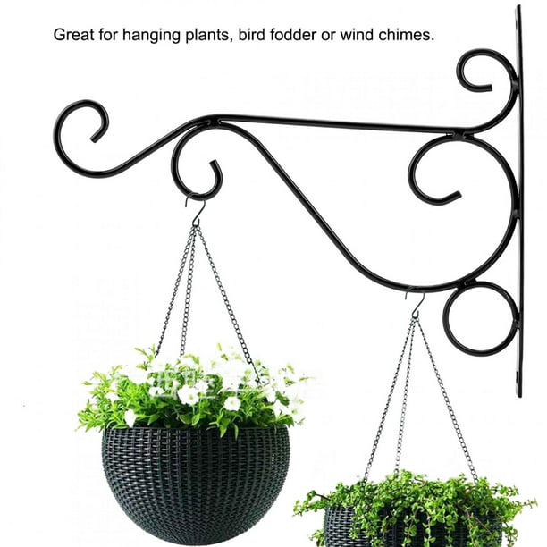 perecer huella colección Gancho para macetas, 25,4 cm, para colgar plantas, colgar plantas, ganchos  de pared, para exteriores Ecomeon no | Walmart en línea