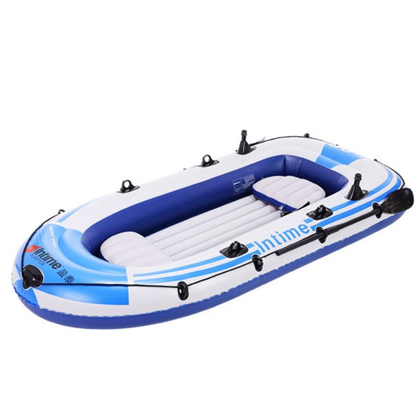 Bote Inflable Con Remos Balsa Bote De Pesca Resistente Durable