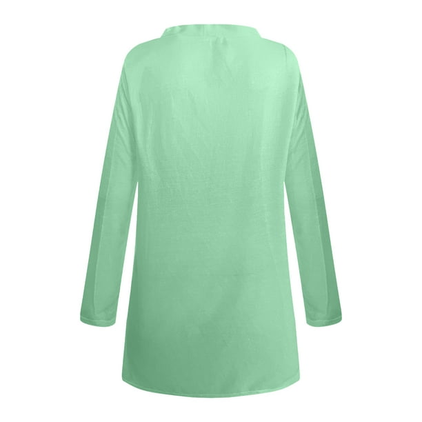 Puntoco moda mujer sólido suelto manga larga cárdigan otoño abrigo blusa  liquidación Puntoco Puntoco-2756
