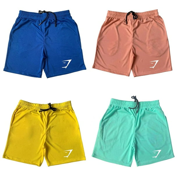 Gimnasio Short Pantalones Cortos De Secado Rápido Para Hombre Transpirable  Fitness Deportivos Con Bolsillos M-3XL