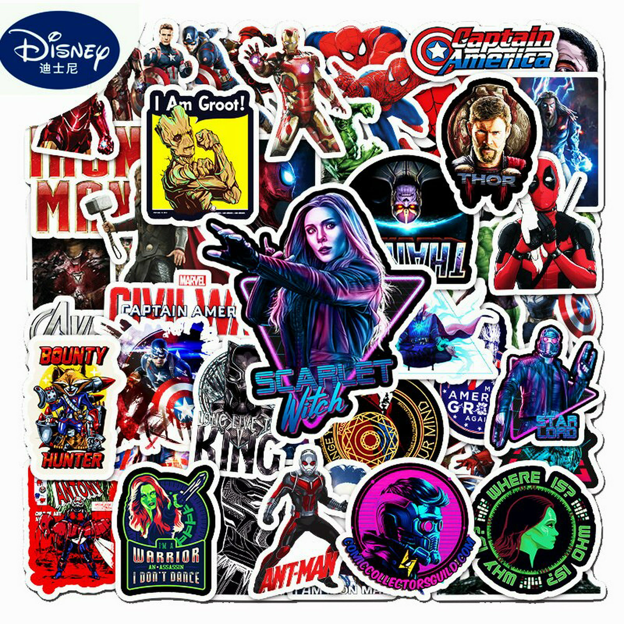 50 Pegatinas Pegatinas - Mickey Mouse - Disney - Dibujos Animados  Multicolor