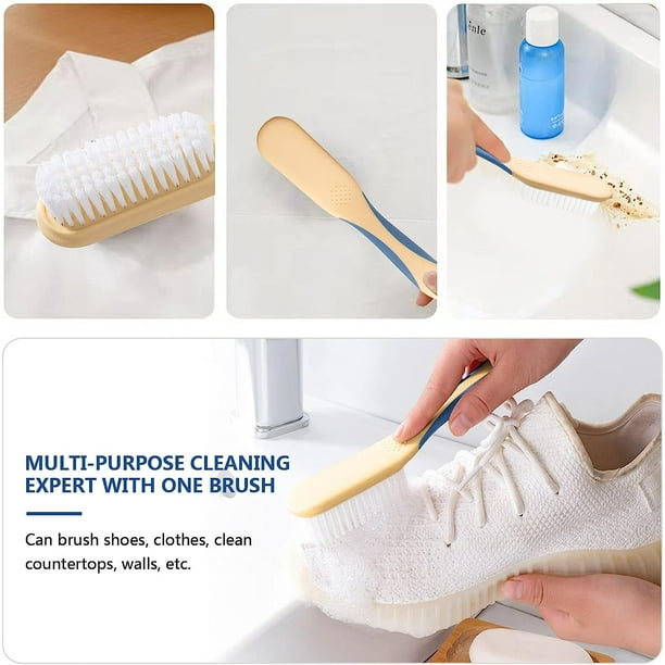 Cepillos de limpieza 2 piezas cepillo de zapatos Good Grips cepillos para  lavar ropa zapatos mango largo cepillo de limpieza del hogar cepillo de
