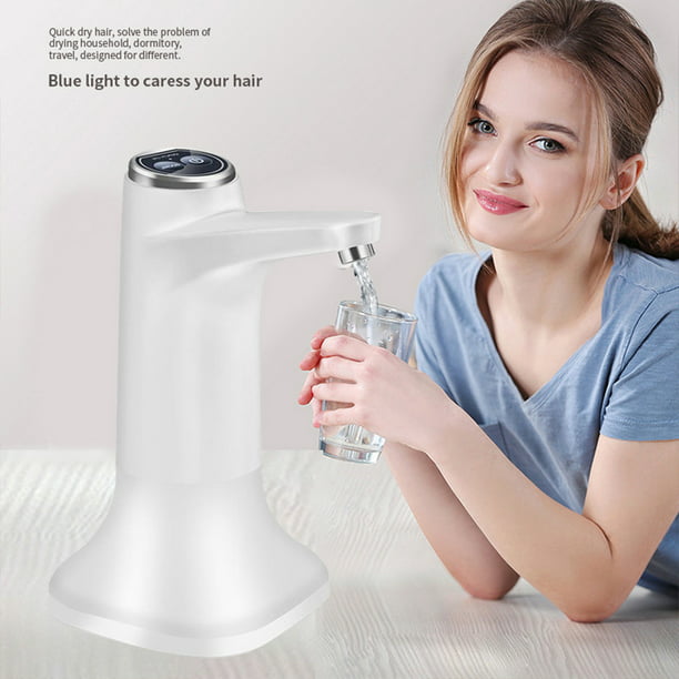 Dispensador de agua eléctrico portátil para el hogar, cocina, oficina,  camping (blanco) Ndcxsfigh Libre de BPA