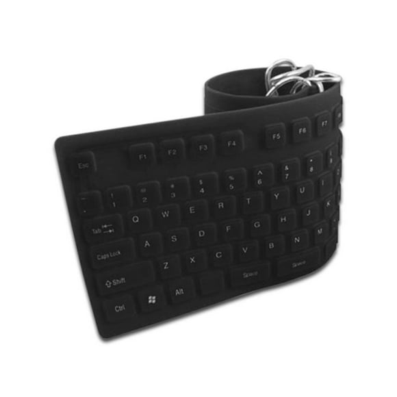 teclado flexible brobotix usb color negro brobotix 801935