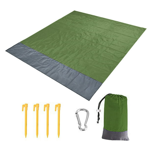 Esterilla plegable impermeable para acampar al aire libre, manta