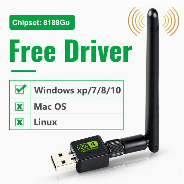 Receptor WIFI USB Para PC Antena Computadora Escritorio Windows Y MAC  Preciso