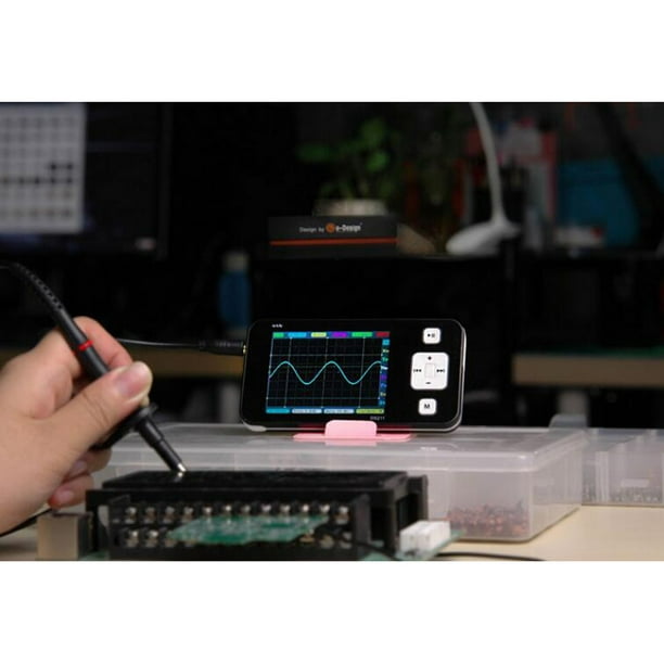 Osciloscopio portátil 60MHz 2 canales pantalla