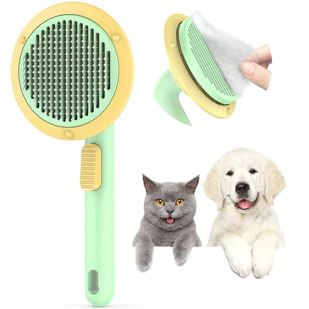 Cepillo para Perros Metálico con Boton Limpieza - Animal Lovers Tienda de  Mascotas Y Farmacia Veterinaria