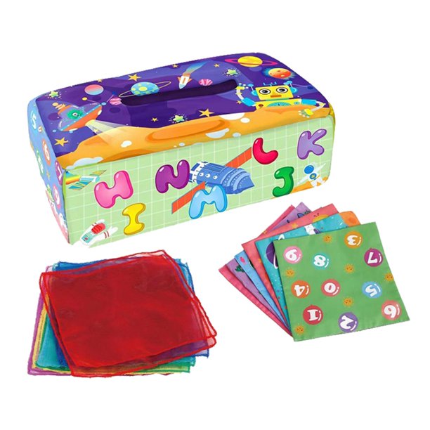 1 Set Juguete De Tejido Para Bebés De 0 A 1 Año, Libro De Tela Educativo  Temprano Con Rompecabezas, Caja De Pañuelos, Ejercicios Con Dedos Y Juguete  De Sonajero, Mode de Mujer