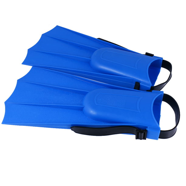BCOATH 1 par de aletas de natación ajustar plástico azul niño