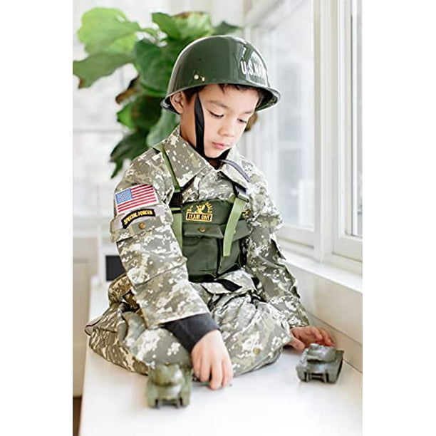 Mujer Hombre Ejército Hombre Militar Mujer Camuflaje Disfraz Soldado Disfraz