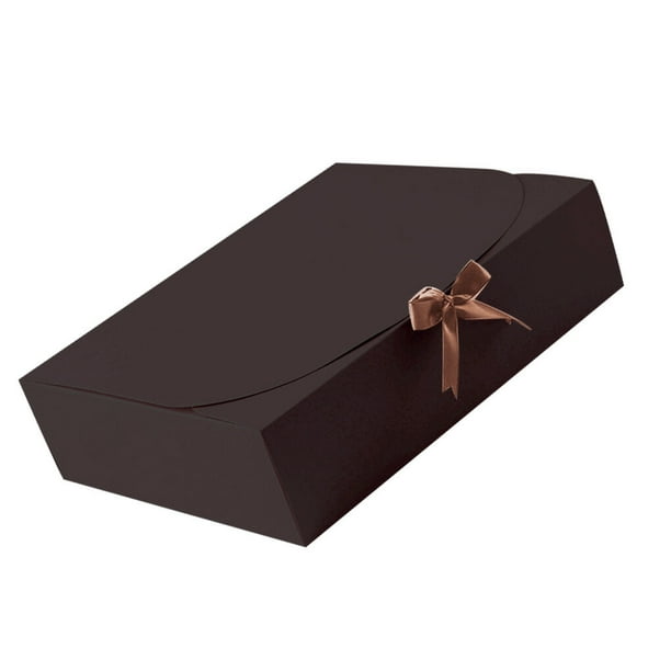  Caja de regalo, caja de embalaje, negro/blanco/, caja de papel  para embalaje de fiesta de San Valentín, caja de dulces, cajas de cartón de  regalo (color negro, tamaño de la caja