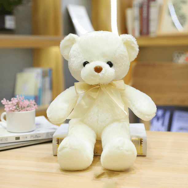 Oso Peluche Blanco 30cm