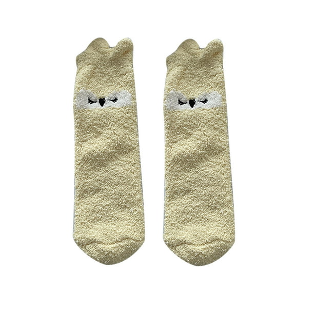 Calcetines para el hogar para mujer y niña, calcetines gruesos de