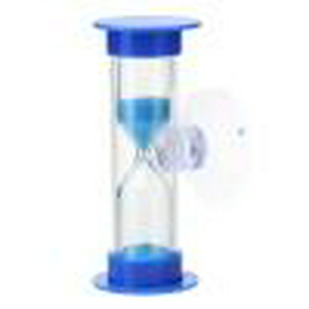 Decoración Reloj de arena de 2 minutos para niños, temporizador de  cepillado de dientes con ventosa para decoración del hogar (azul) Tmvgtek  Original