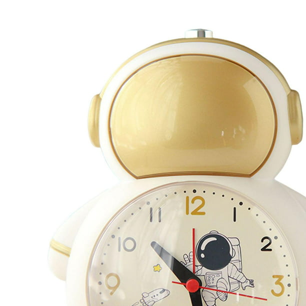 Reloj despertador silencioso con forma de que no hace tictac, sonidos de  campanas, con , , reloj despertador con Azul Baoblaze Despertador
