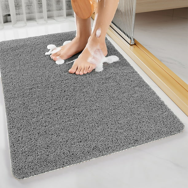 Comprar Alfombra de baño de fibra de pelusa súper gruesa para baño, alfombras  para ducha, tapete de chenilla para suelo de baño, tapete absorbente para  puerta de entrada