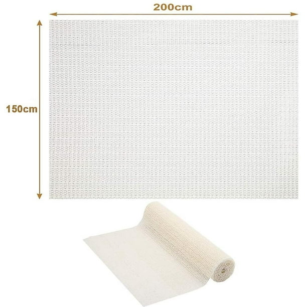 Base para alfombras, Alfombra antideslizante, Protector antideslizante para  alfombras - Base para alfombras, Tapón para alfombras, Protector antideslizante  para alfombras (beige, 200x150cm). Afortunado Sencillez