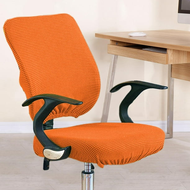 Fundas elásticas para silla de ordenador, Protector de asiento elástico  Universal, funda cómoda para silla de oficina para ordenador, hogar, oficina,  , beige BLESIY Funda para sillas
