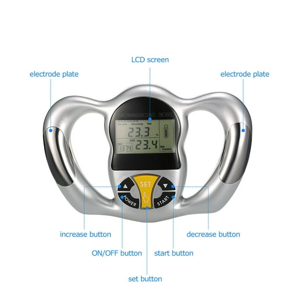 Electronic Pocket Body Fat Measuring Device Electronic Digital