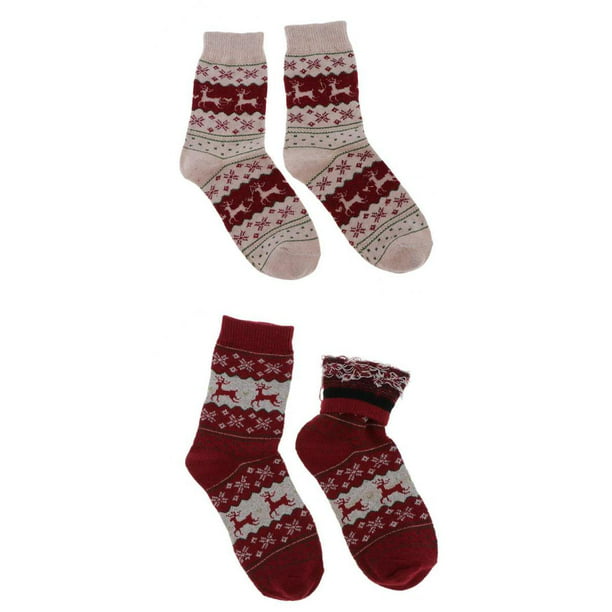 Comprar Calcetines de tubo medio cálidos de invierno para niñas, calcetines  térmicos gruesos, calcetines de suelo para el hogar LXY