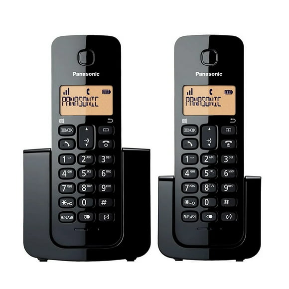 teléfono inalámbrico panasonic con identificador de llamadas panasonic kxtgb112meb