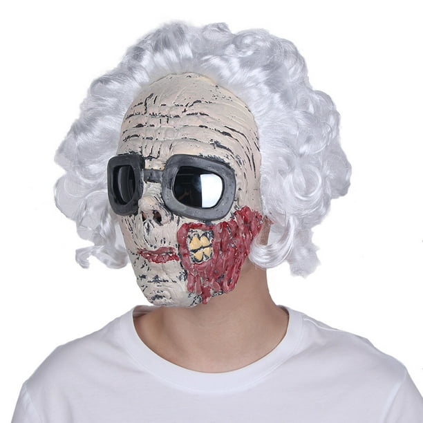 Máscara de Halloween Máscara de anciano realista Máscara de látex humano  aterrador, Máscara de miedo JM
