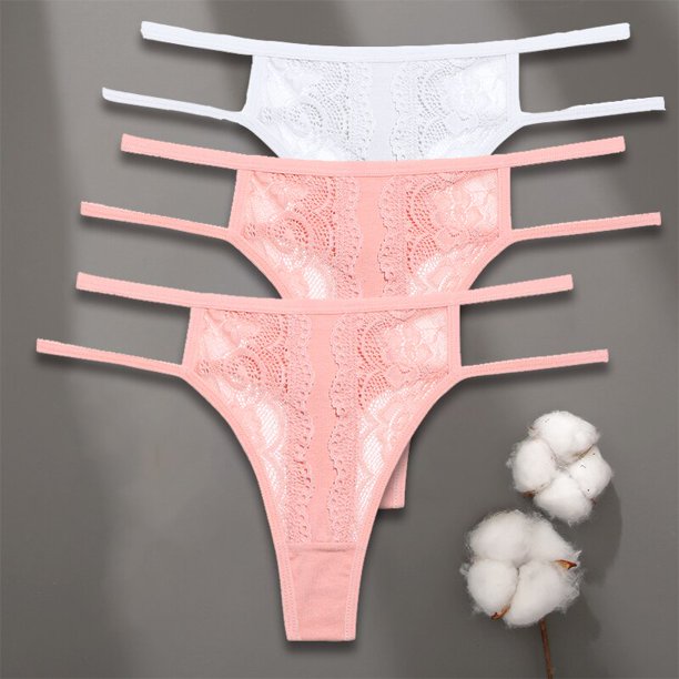 Tanga De Algodón Para Mujer Ropa Interior Sexy Bragas Lencería