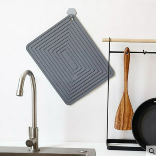  Mantel individual rectangular de PVC, soporte para olla  caliente, tapete de plástico para cocina, comedor (color 03) : Hogar y  Cocina