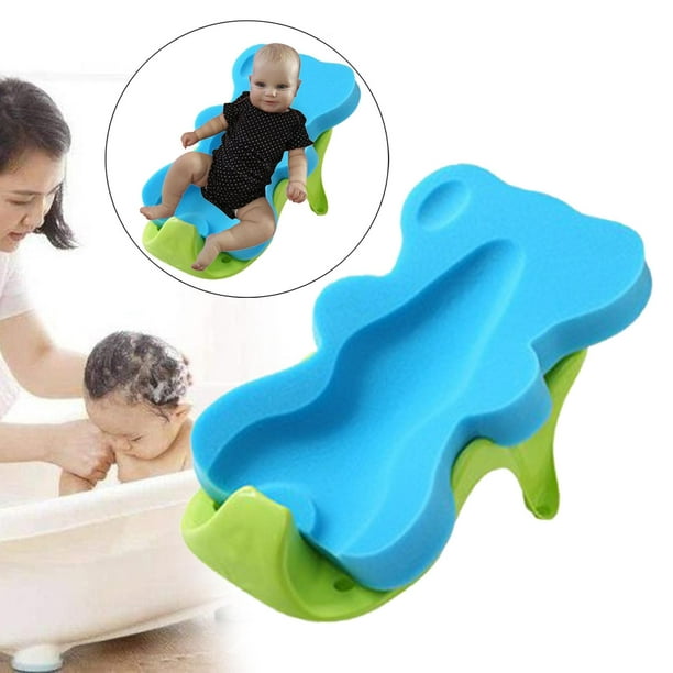Alfombrilla de apoyo para Asiento de baño de bebé, bañera y cojín plegable  para silla de bebé, almohada para bañera de recién nacido…