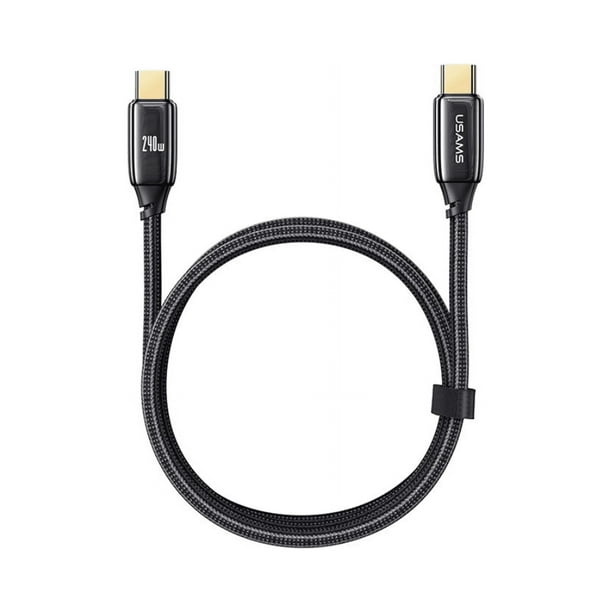 Cable USB C Carga Rápida 240W PD 3.1 de 2 mts