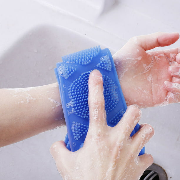 Estropajo de silicona para ducha – Estropajo corporal de silicona
