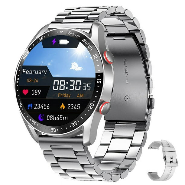Reloj inteligente deportivo para hombre, pulsera con llamadas, Bluetooth,  resistente al agua, pantalla meteorológica, Xiaomi para teléfono, Huawei,  novedad de 2022