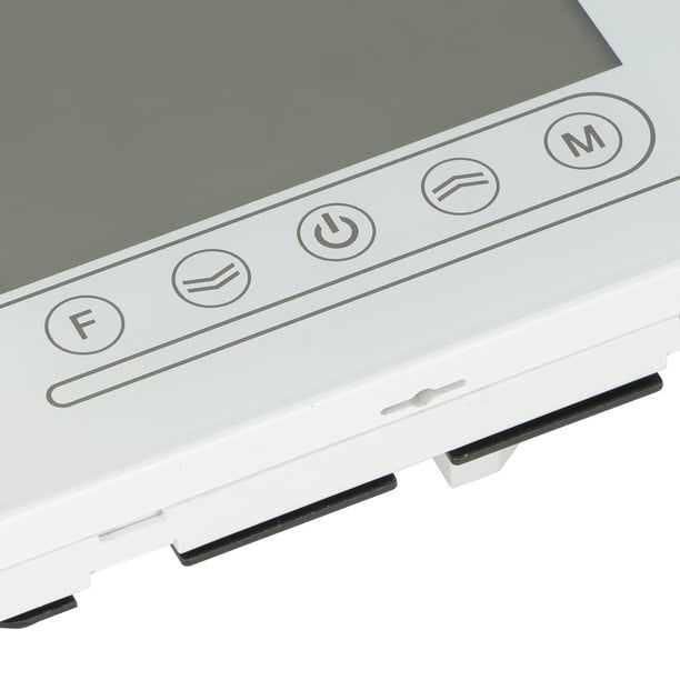 Termostato digital Pantalla LCD Temporizador Controlador de temperatura  programable AC 90‑240V para calefacción Calentamiento de agua 3A VoborMX  herramienta