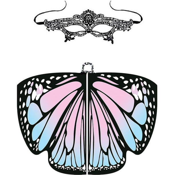 Alas de mariposa para mujer, chal de mariposa, accesorio de