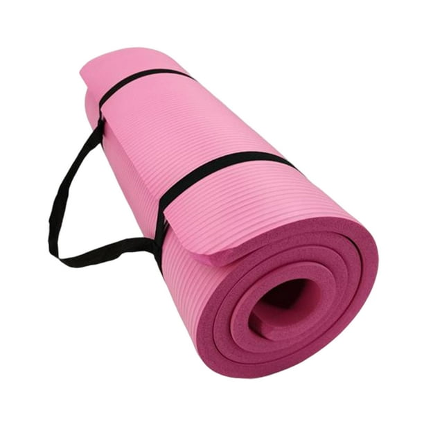  QTT Esterilla de yoga para principiantes, esterillas de yoga  alargadas y ensanchadas, esterilla de fitness femenina, esterilla  antideslizante para deportes TTaN (color : B) : Deportes y Actividades al  Aire Libre
