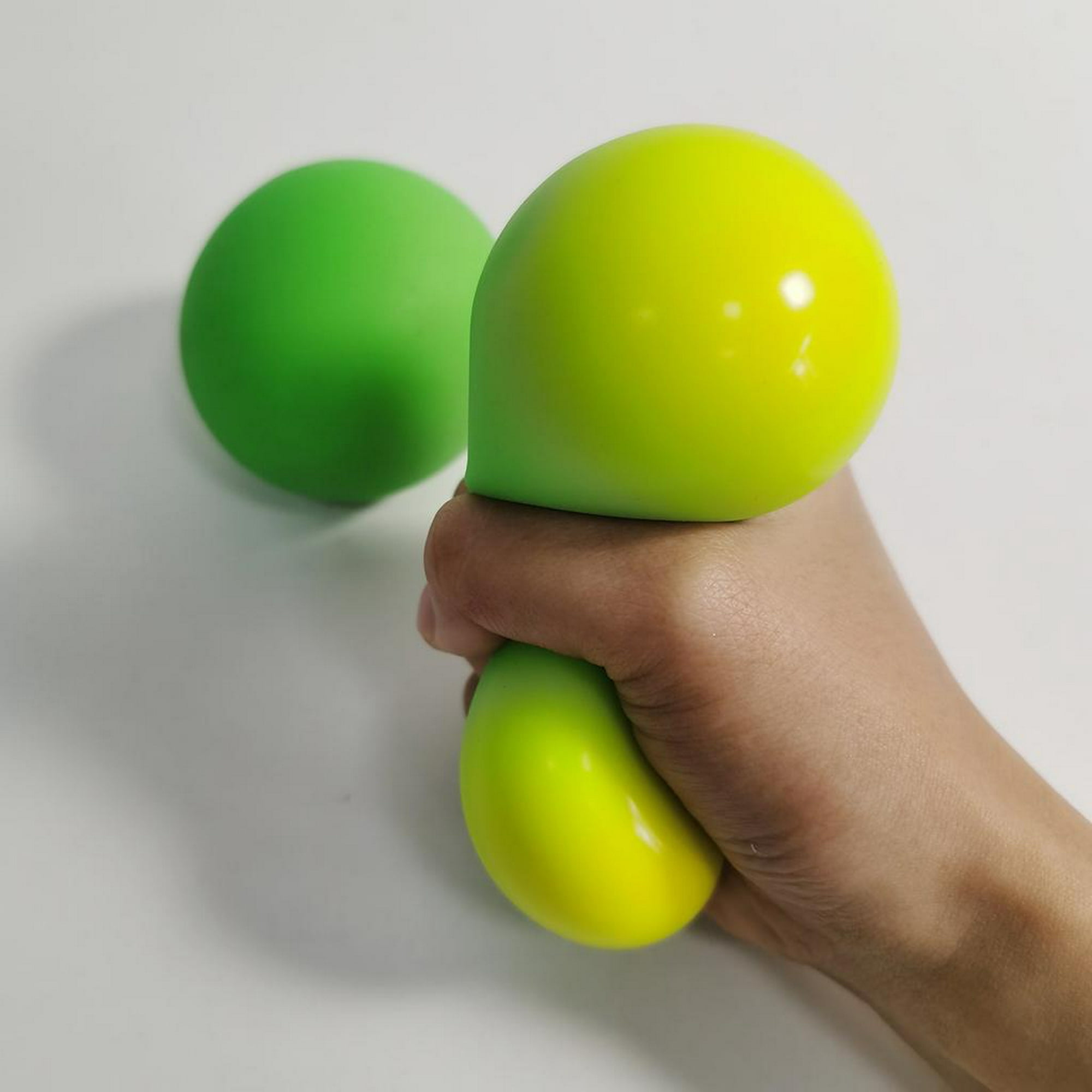 de mano para el estrés, elásticas suaves , juguete sensorial para apretar  para y adultos, 6cm Rosa Salvador Juguetes antiestrés Rainbow Ball