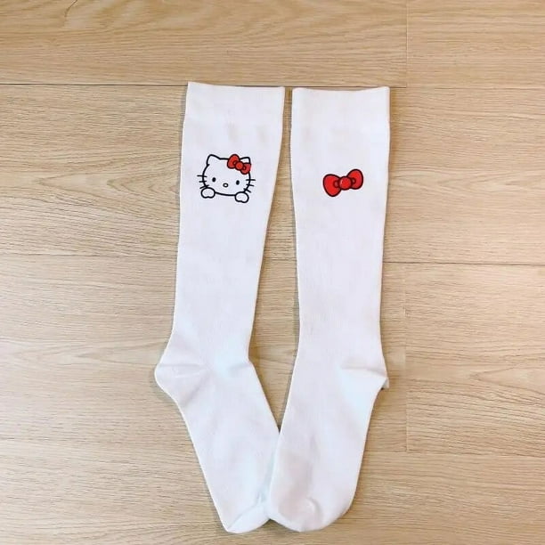 Comprar Calcetines cálidos para mujer, calcetines blancos gruesos de  invierno, bonitos calcetines Kawaii Y2k, calcetines de chicas Preppy de  Anime, calcetines negros de dibujos animados de Lolita Harajuku