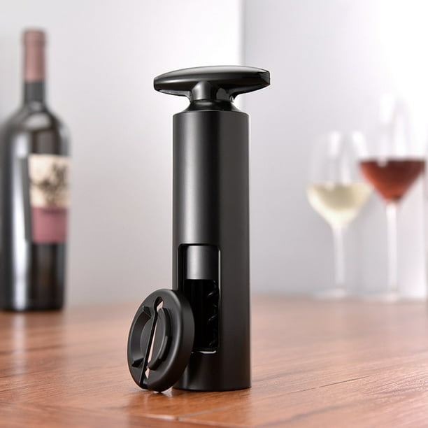 Sacacorchos eléctrico para abrebotellas de vino con soporte, cortador de  papel de aluminio integrado, abridor de vino eléctrico, regalo para los