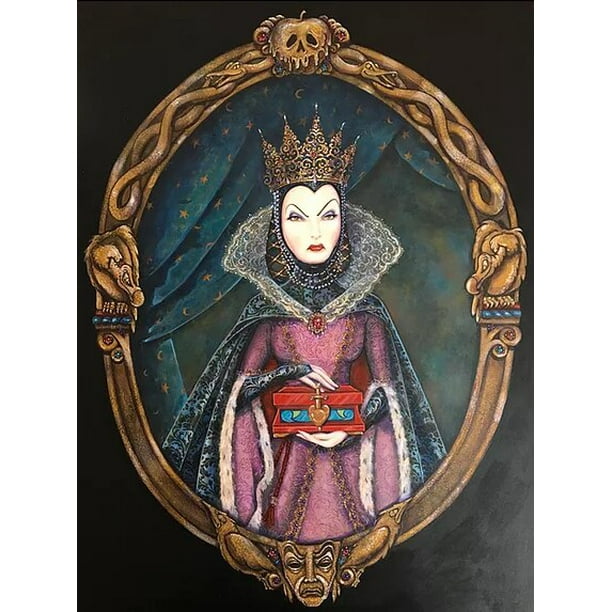 5D Diamond Painting Disney Villains Portrait Kit