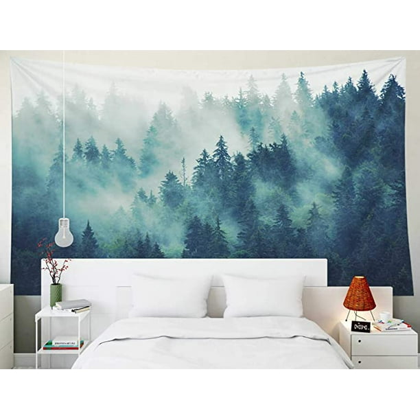 Tapiz gris para colgar en la pared, tapiz decorativo para sala de estar o  dormitorio para el hogar o el…