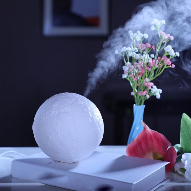 Nuevo Humidificador de aire de 880ML, lámpara de luna 3D, difusor de luz,  aceite esencial de Aroma, Adepaton 2020299