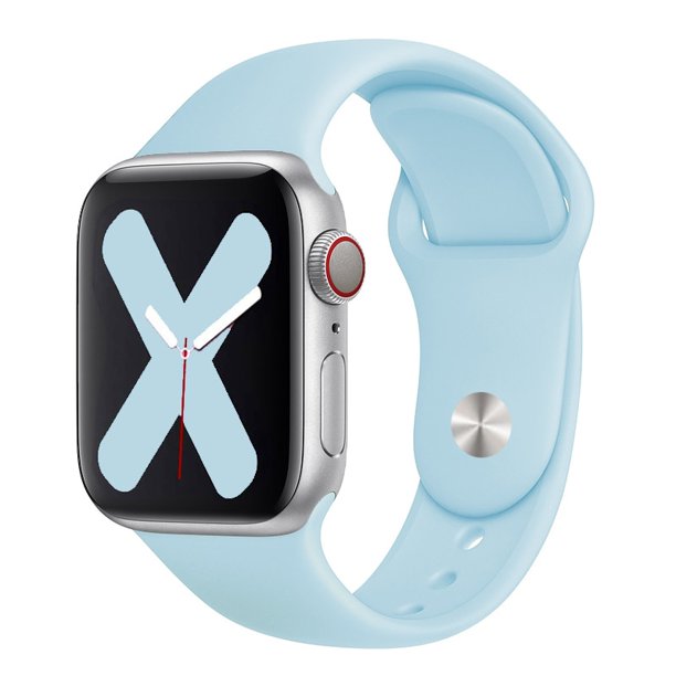 Correa de silicona para Apple Watch Band 44mm 40mm 45mm 41mm 49mm