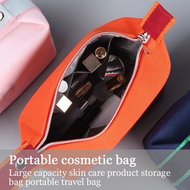 Bolsa para brochas de maquillaje portátil, estuche para cosméticos de mano,  organizador de artículos de tocador de viaje, Mode de Mujer