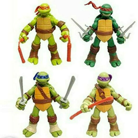 teenage mutant ninja turtles classic collection tmnt figuras de acción juguetes 4 piezas sincero electrónica