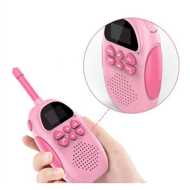  Walkie Talkies para niños: paquete de 2 walkie talkies  recargables para niños, largo alcance, 22 canales, radio de 2 vías, juguete  de regalo para niños de 3 a 12 años : Juguetes y Juegos